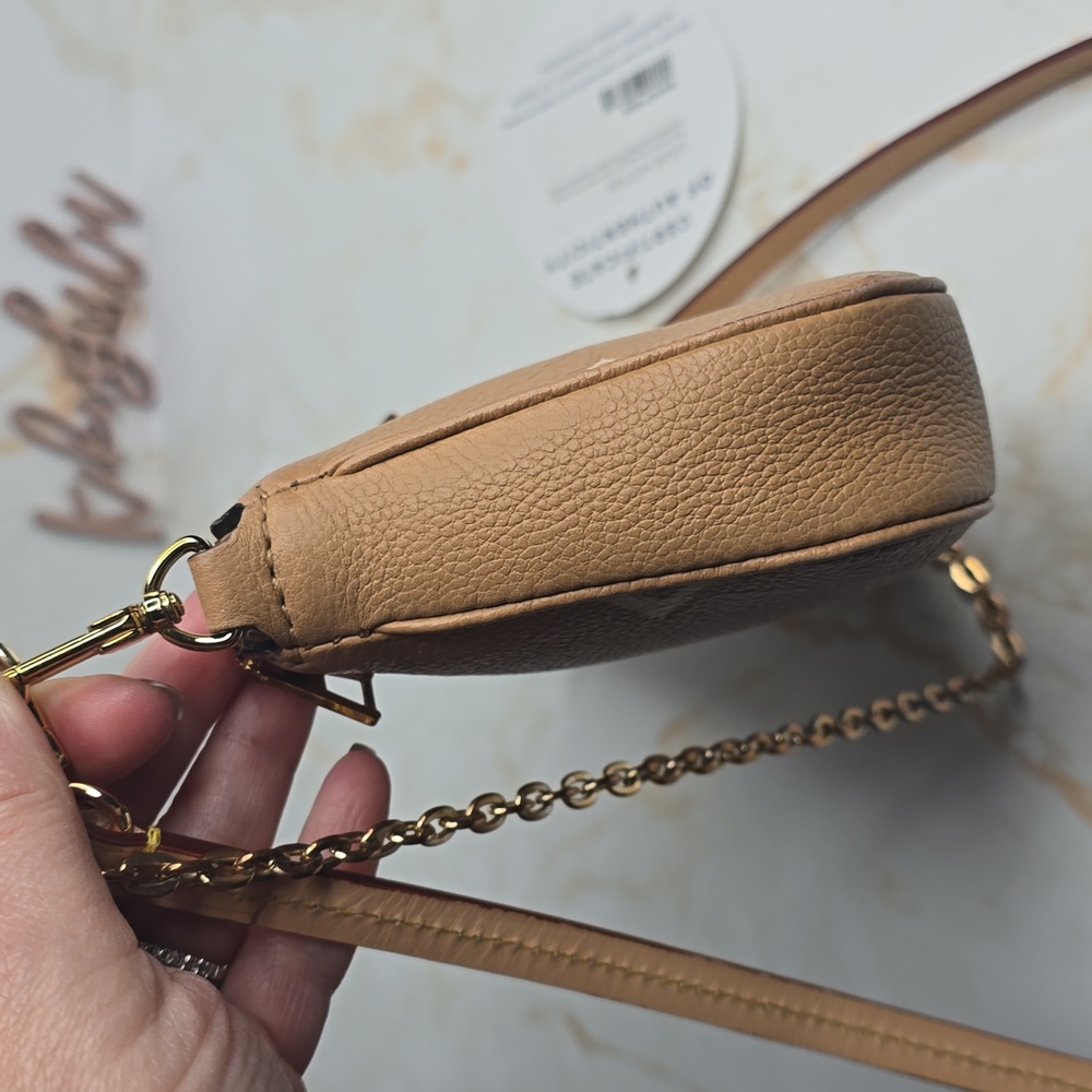 Louis Vuitton Empreinte Monogram Giant Multi Pochette Accessories Arizona Creme - Picture 5 of 16